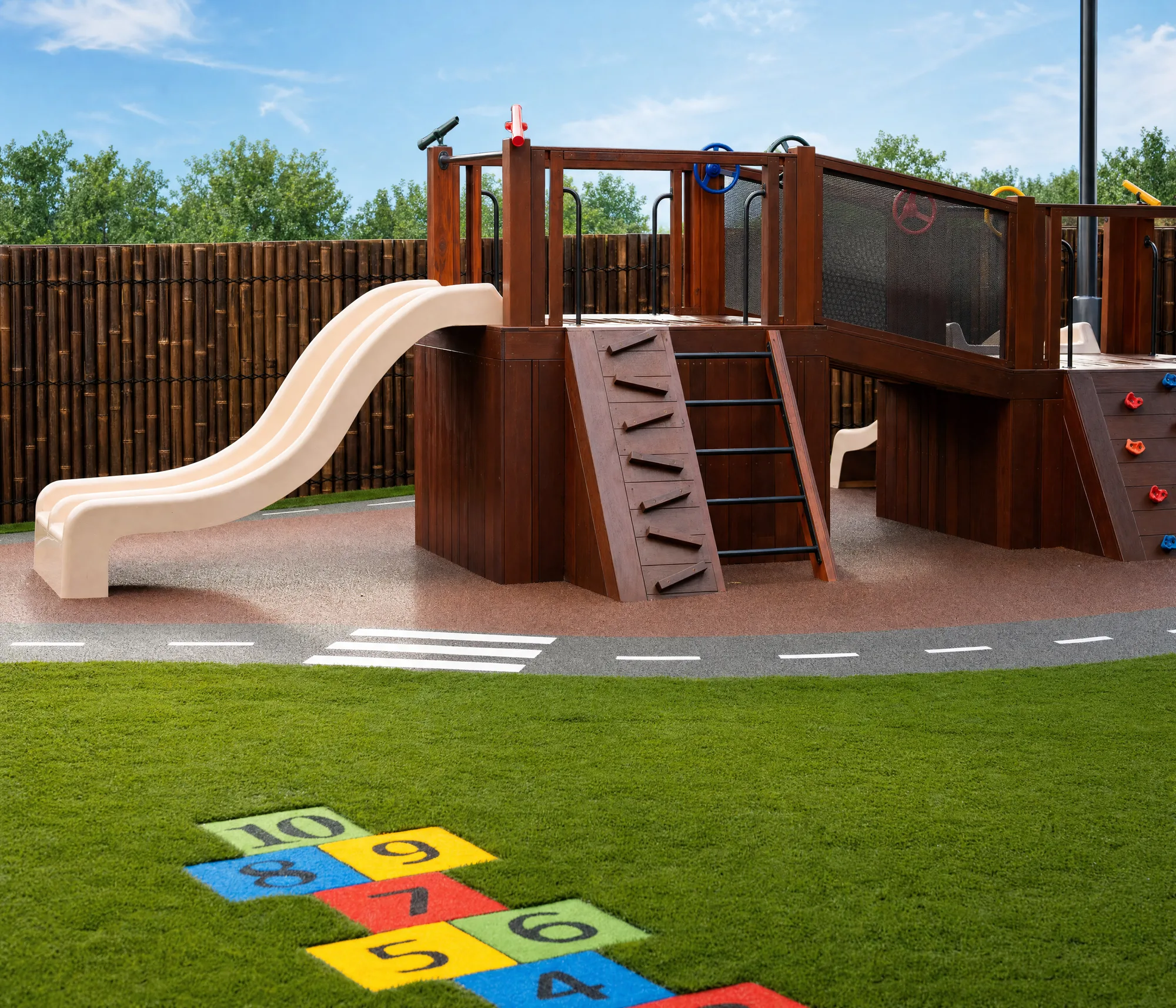 Outdoor play equipment at Brighter Beginnings Edensor Park